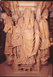 Moses, detalj fra den sekskantede pidestallen til Moses-brønnen, 1395-1404